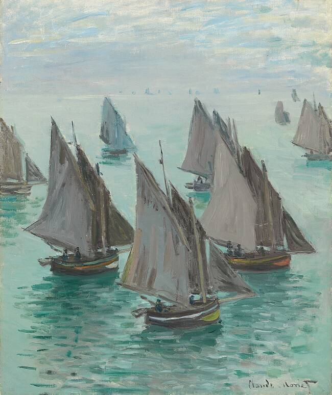Bateaux de pêche Claude Monet