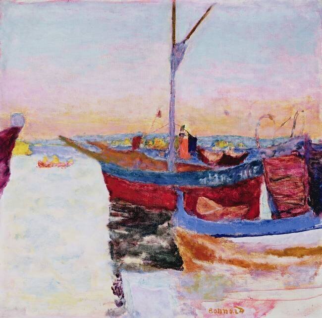 Bateaux à Cannes Pierre Bonnard