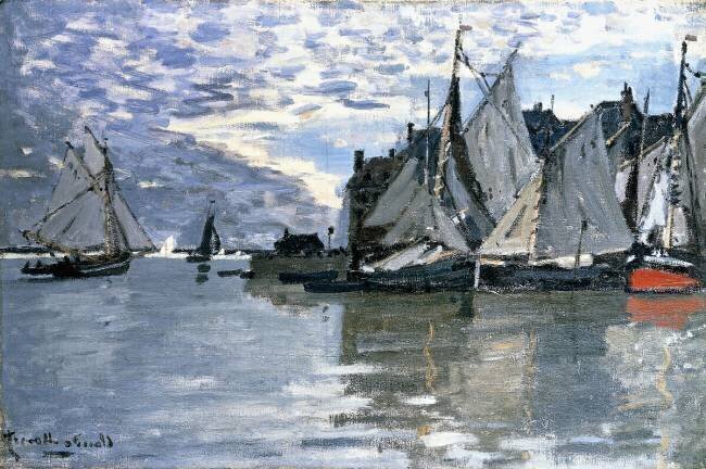 Bateaux à voile Claude Monet