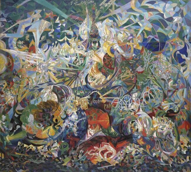 Battle of Lights, 1913-1914  Joseph Stella