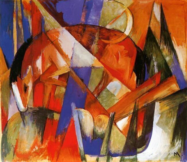 Bête fabuleuse II Franz Marc