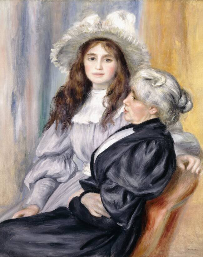 Berthe Morisot et sa fille Auguste Renoir