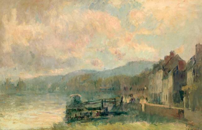 Bords de Seine à Croisset, près de Rouen Albert Lebourg