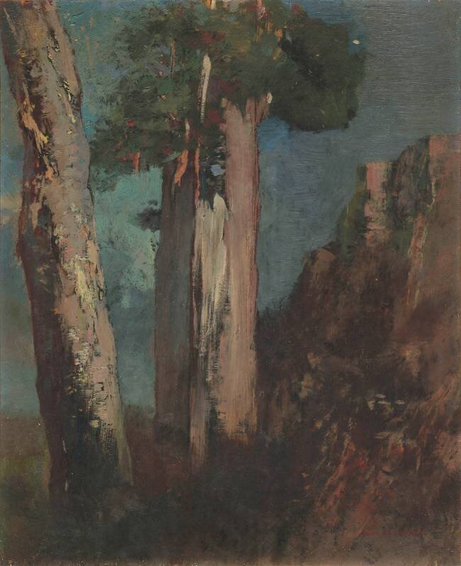 Bouleaux à Bièvres Odilon Redon