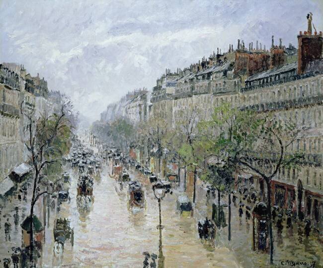 Boulevard Montmartre Camille Pissarro