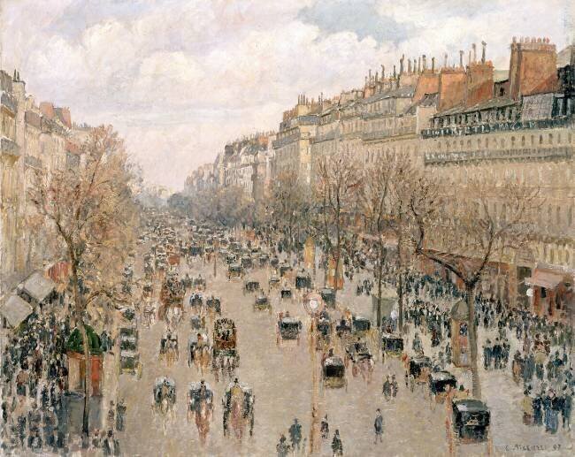 Boulevard Montmartre Camille Pissarro