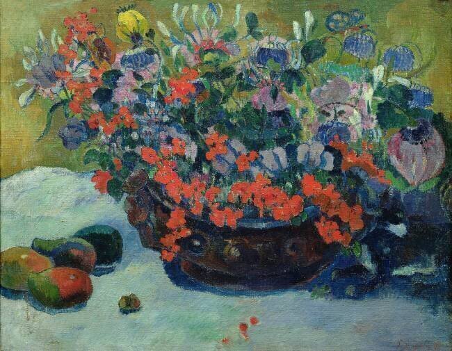 Bouquet de fleurs Paul Gauguin