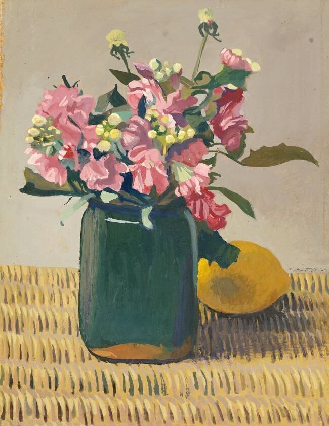 Bouquet de Fleurs et Citron Félix Vallotton