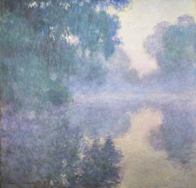 Bras de Seine près de Giverny, soleil levant Claude Monet