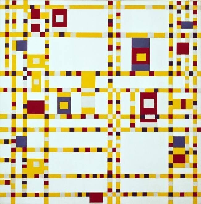 Broadway Boogie-Woogie Piet Mondrian