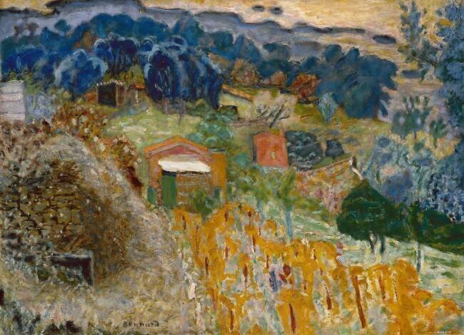 Cabanes au Cannet Pierre Bonnard