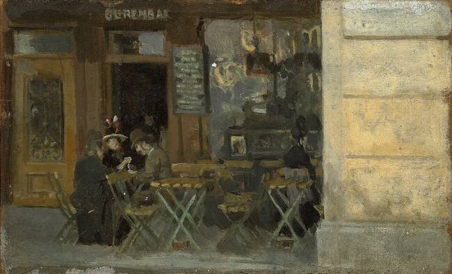 Cafe in Dieppe Walter Richard Sickert