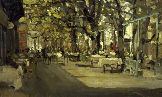 Café à Yalta Constantin Korovine