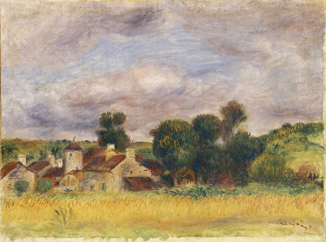 Campagne bretonne Auguste Renoir