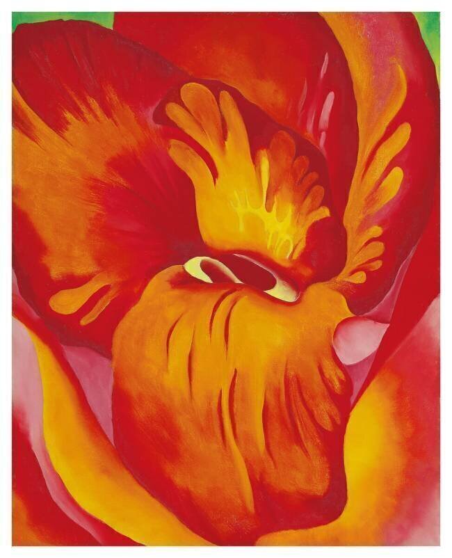 Canna red and orange, 1926 Georgia O'Keeffe