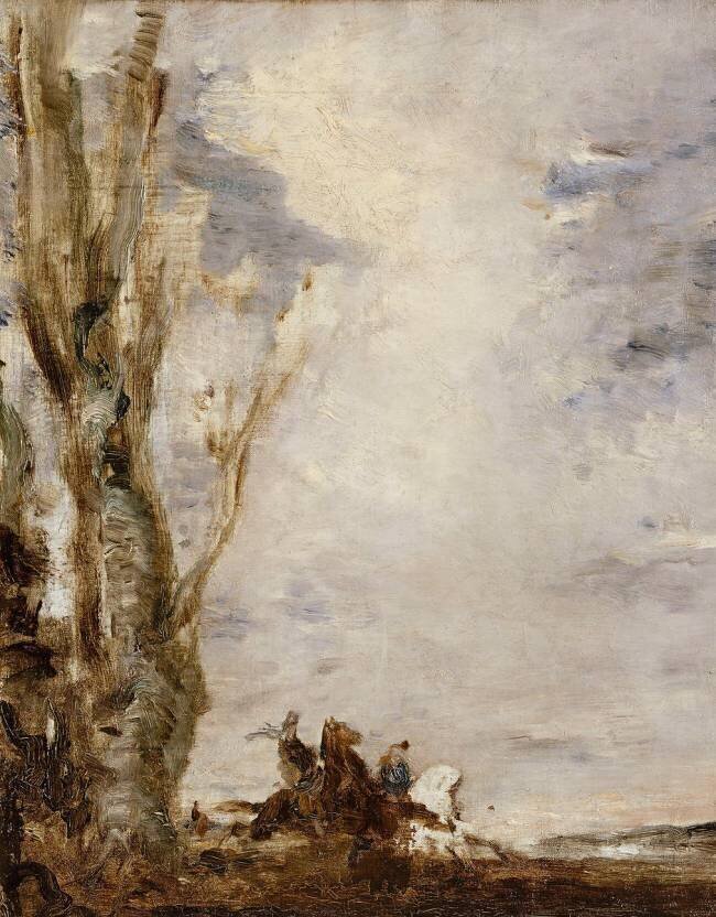 Cavalier et amazone Gustave Moreau