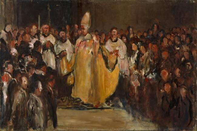 Cérémonie religieuse Adolphe Péterelle