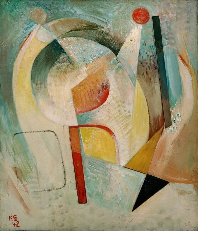 Cercle rouge Kurt Schwitters