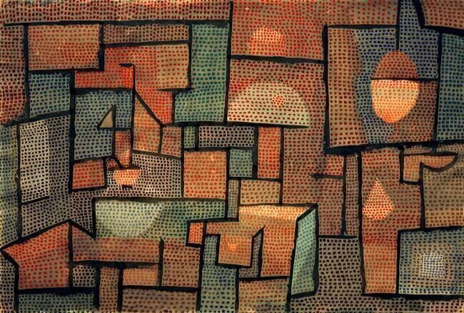 Chambre orientée vers le nord Paul Klee