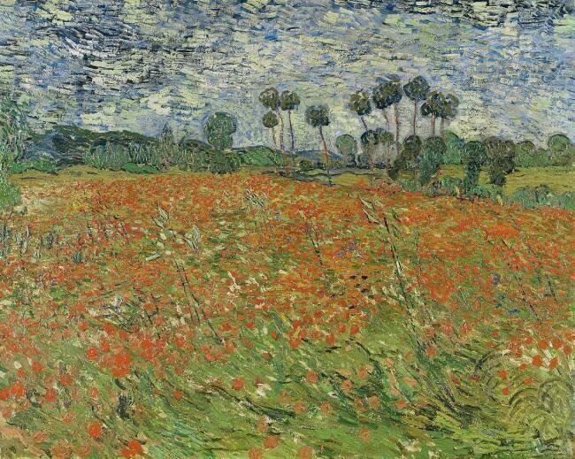 Champ de coquelicots Vincent van Gogh