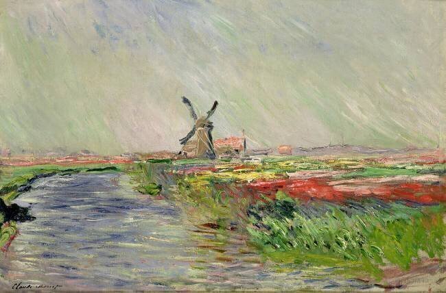 Champ de tulipes en Hollande Claude Monet