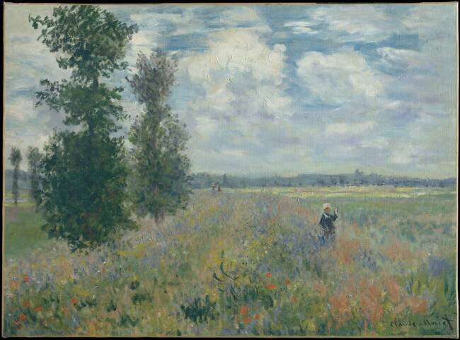 Champs de coquelicots près d'Argenteuil Claude Monet