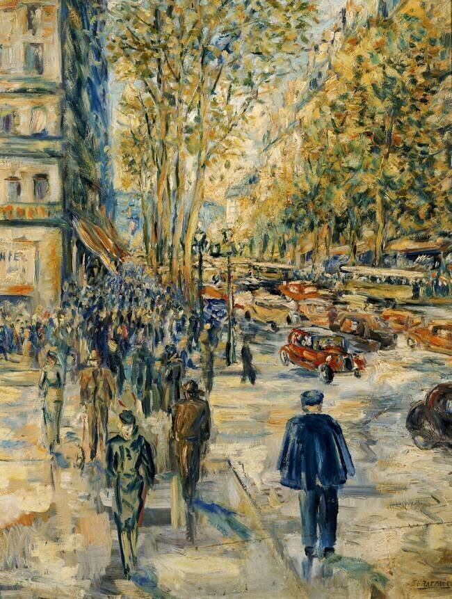 Champs Elysee Jean-François Raffaelli