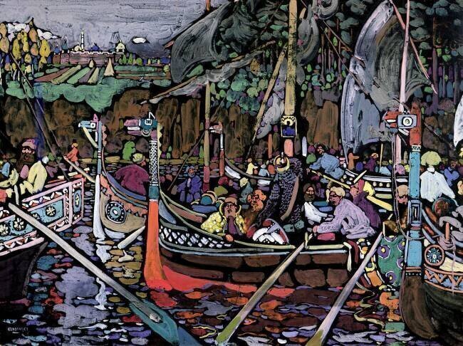 Chant de la Volga Wassily Kandinsky