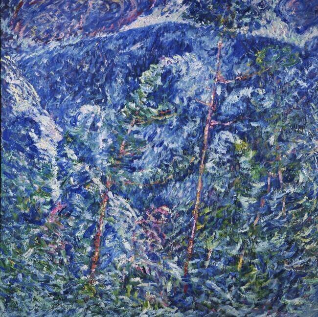 Chaos hivernal, blizzard Marsden Hartley