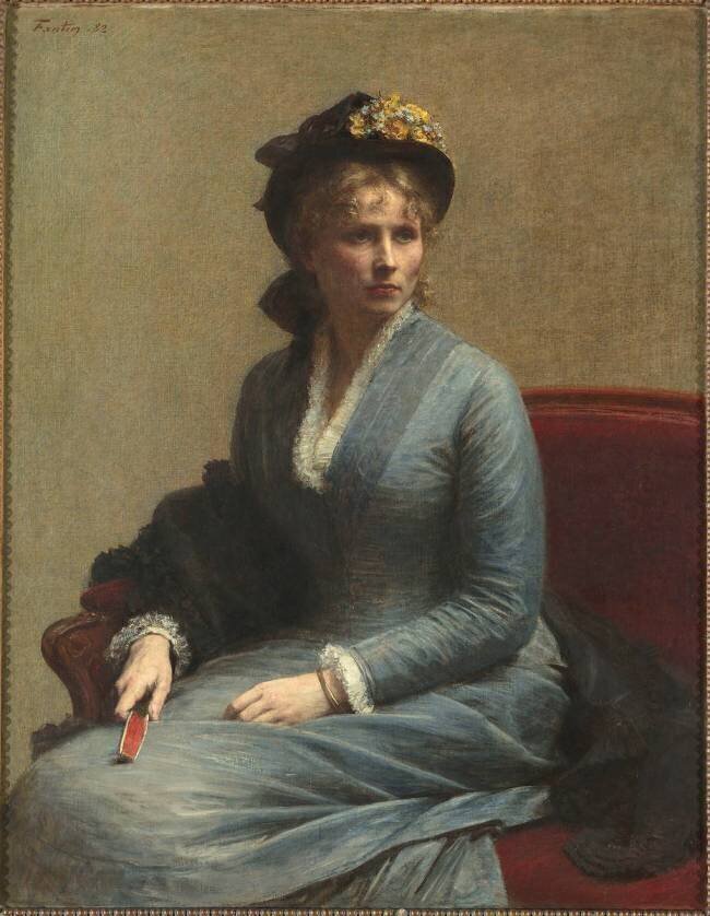Charlotte Dubourg (1850-1921), soeur de la femme de l'artiste Henri Fantin-Latour