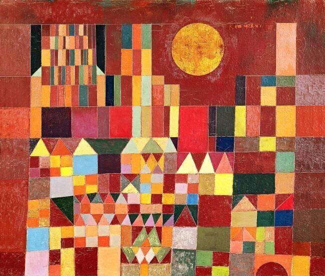 Château et soleil (n°201) Paul Klee