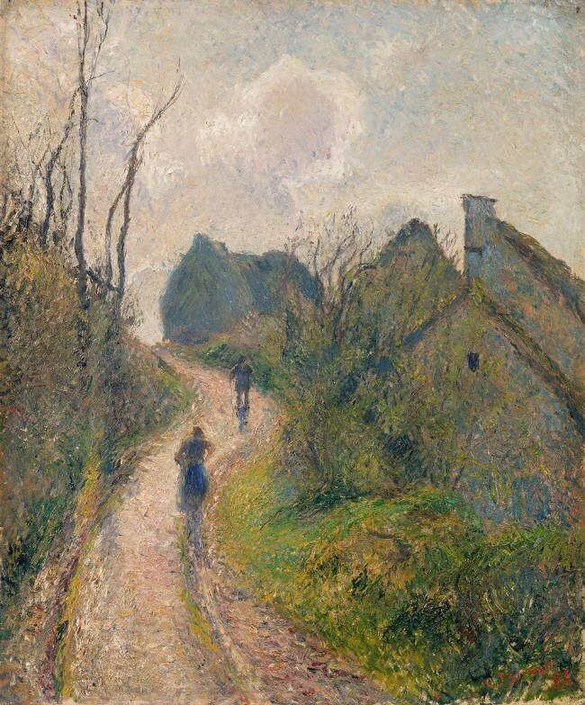 Chemin montant à Osny (Val d'Oise) Camille Pissarro