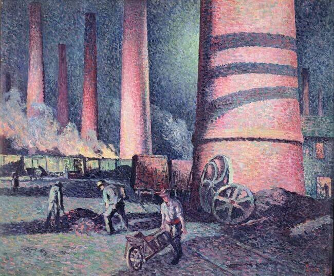 Cheminées d'usine Maximilien Luce