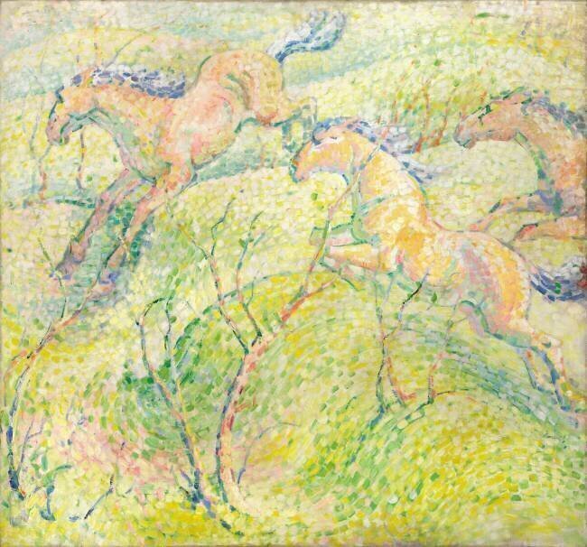 Chevaux de saut d'obstacles Franz Marc