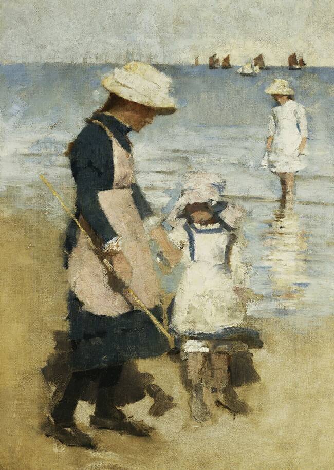 Children on the Beach Stanhope Forbes