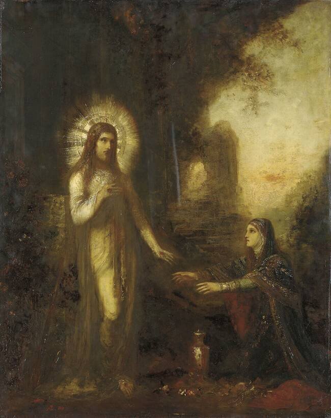 Christ and Mary Magdalene Gustave Moreau