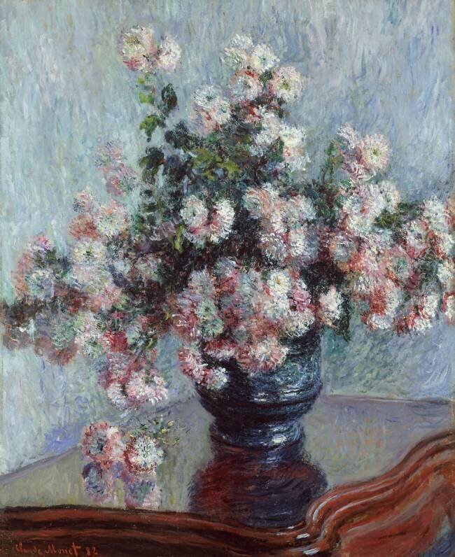 Chrysanthèmes Claude Monet