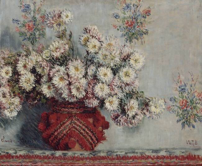 Chrysanthèmes Claude Monet