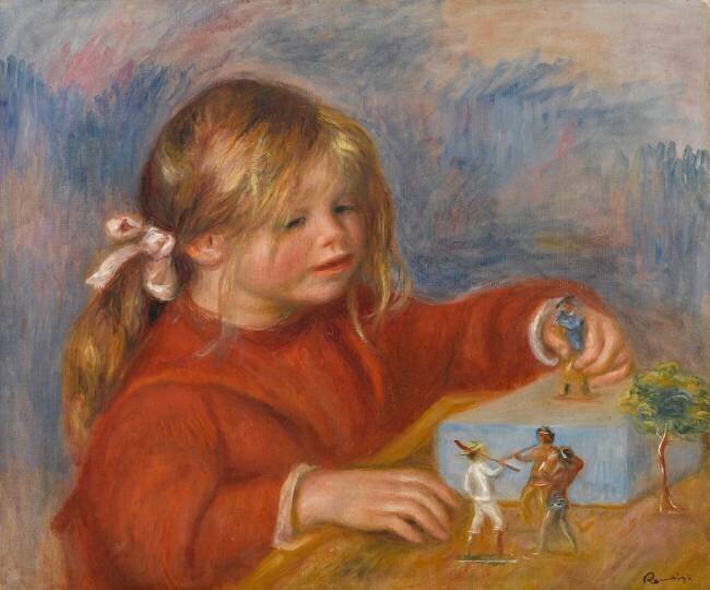 Claude Renoir jouant Auguste Renoir