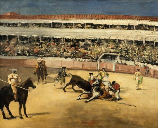 Combat de taureaux Edouard Manet