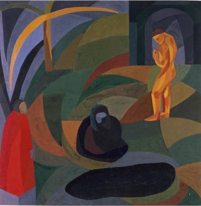 Composition avec trois figures Otto Freundlich