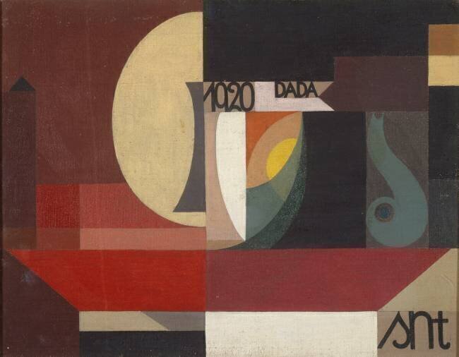 Composition Dada (Tête au plat) Sophie Taeuber-Arp