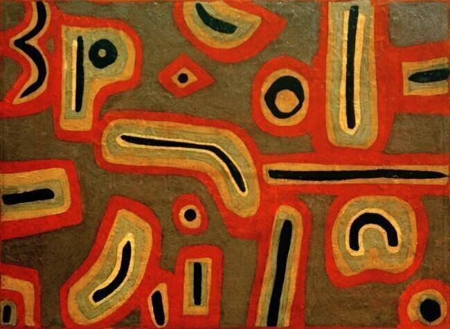 Composition en rouge Paul Klee