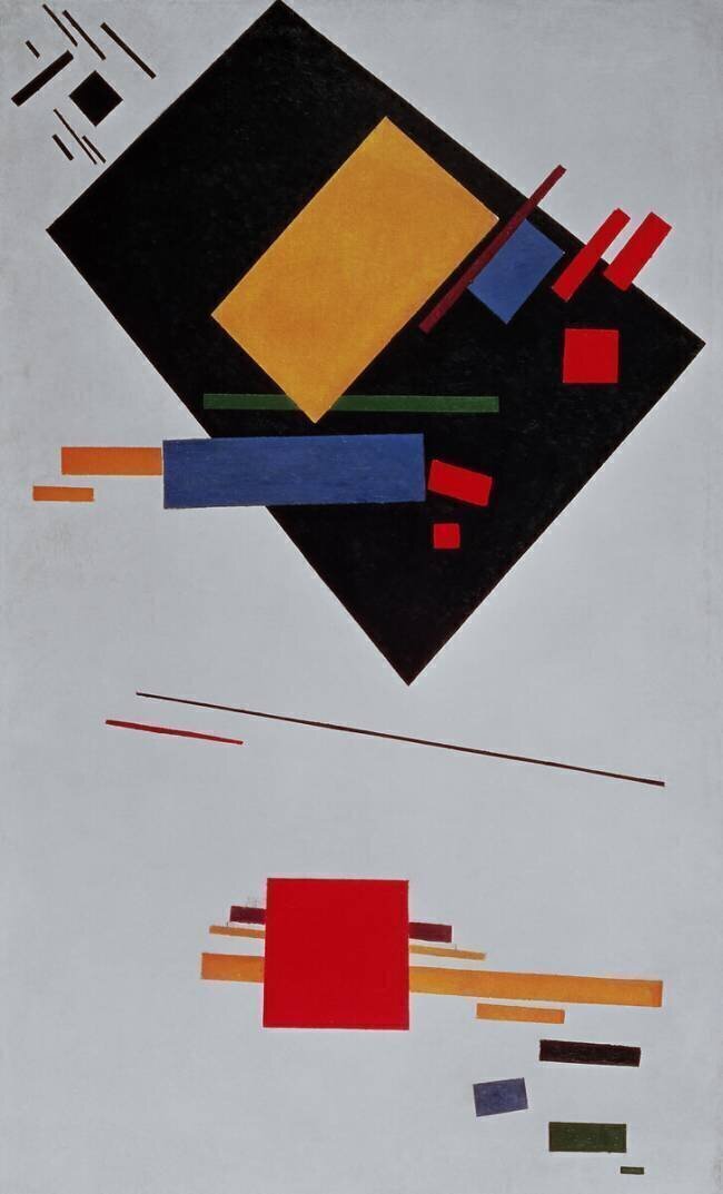 Composition suprématiste Kazimir Malevitch