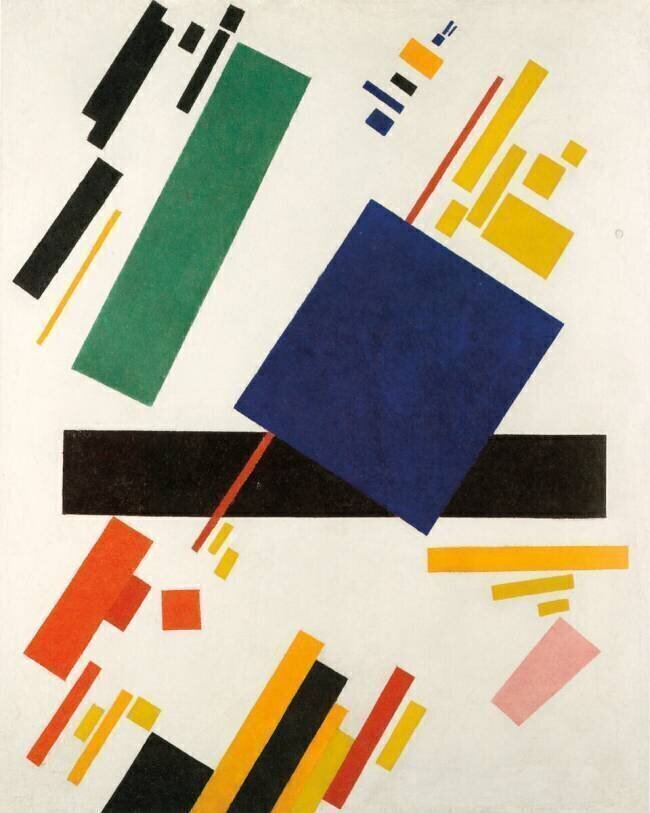 Composition suprématiste Kazimir Malevitch