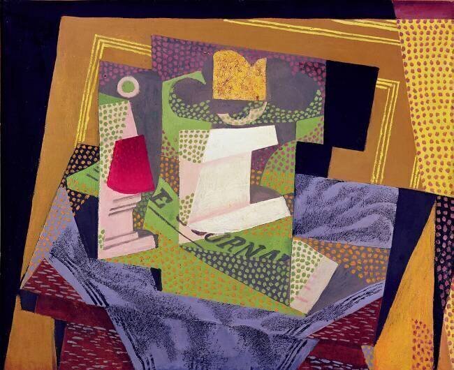 Composition sur une table Juan Gris