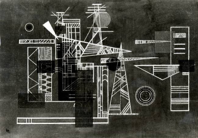 Construction avec des points Wassily Kandinsky
