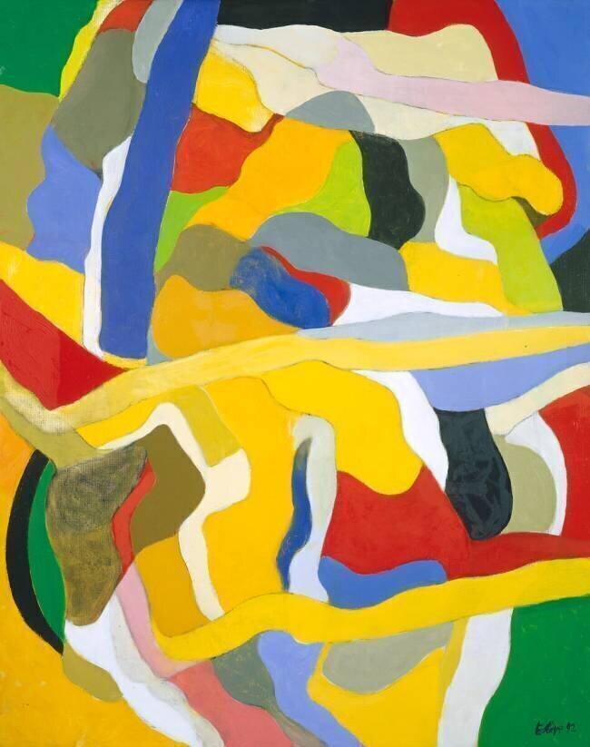 Contre-Courant, 1992 Maurice Estève