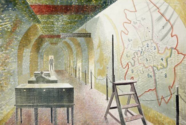 Corridor cartographique Eric Ravilious