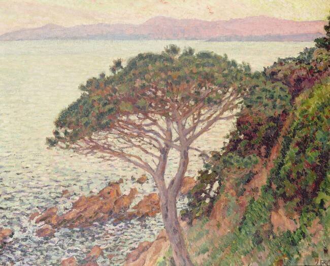 Coucher de soleil Theo van Rysselberghe